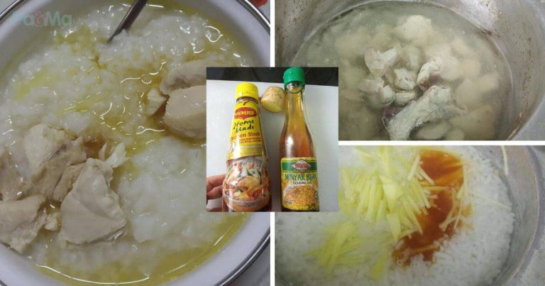 Resipi Bubur Ayam Sedap Ala Mc D, Guna 5 Bahan Je! Hidangan Seisi Keluarga! Anak Makan Bertambah-tambah!