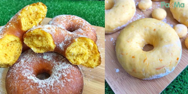 Donut Labu Gebu Versi Baby Hanya Guna Sukatan Cawan, Memang Superb!