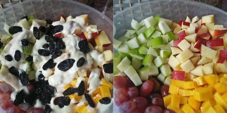 Snek Berkhasiat, Mudah Nak Sedia Untuk Anak. Resipi Salad Buah Yang Superb!