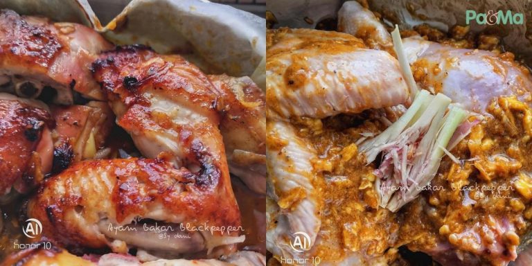 Patutlah Cecah ‘7k’ Perkongsian, Memang Sedap & Mudah! Resipi Ringkas Ayam Bakar Black Pepper