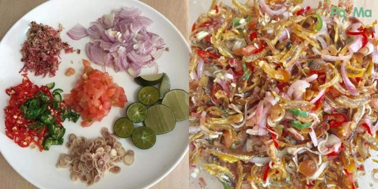 Resipi Kerabu Ikan Bilis Ala Sang Dewi Untuk Keluarga, Makan Lauk Ni Je Pun Bertambah Nasi!