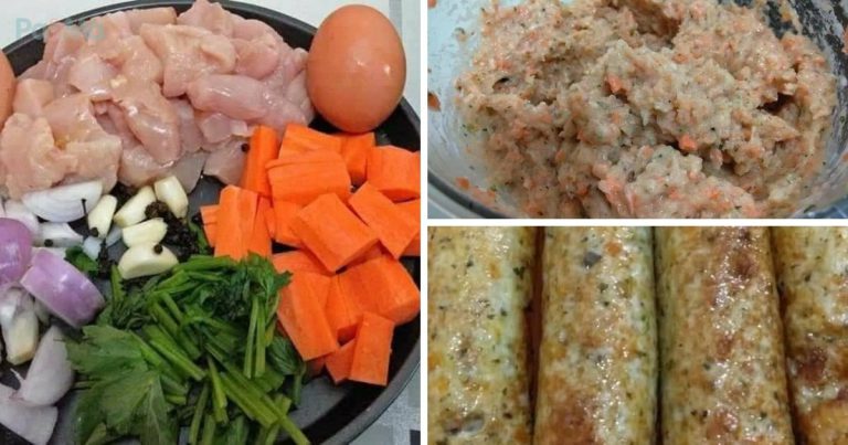 Resepi Sosej Ayam Bersayur, Cara Mudah ‘Pancing’ Anak Makan Sayur Tanpa Sedar. Rasa Memang Superb!