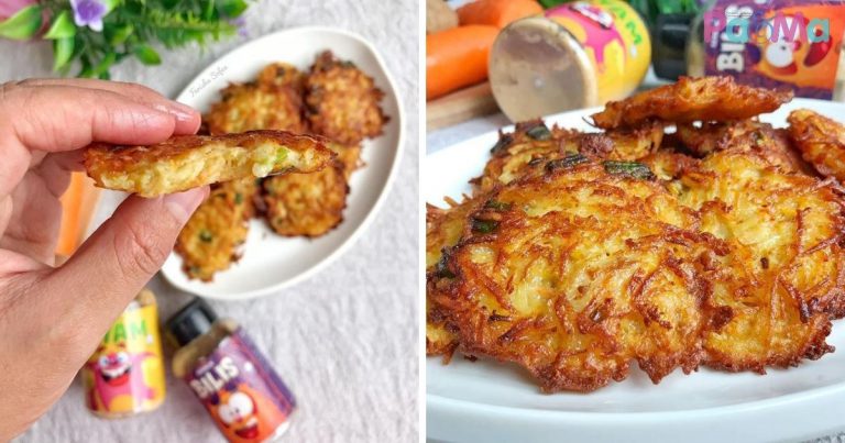 Rangup Tapi Lembut, Potato Carrot Fritters Versi Baby, Mak Ayah Boleh Tumpang Sekaki!