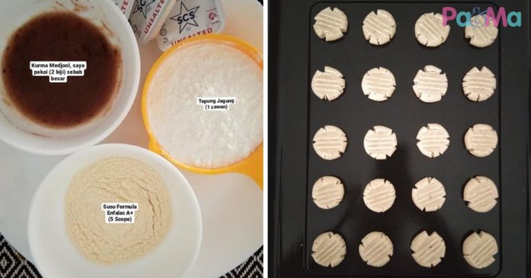 Biskut Kurma 4 Bahan, Kudapan Petang Hari Buat Anak, Mudahnya!