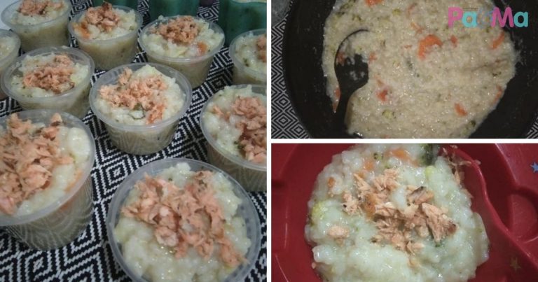 Protein Lengkap, Otak Anak Pun Bijak. Buatkan Bubur Lambuk Ikan Salmon Ni!