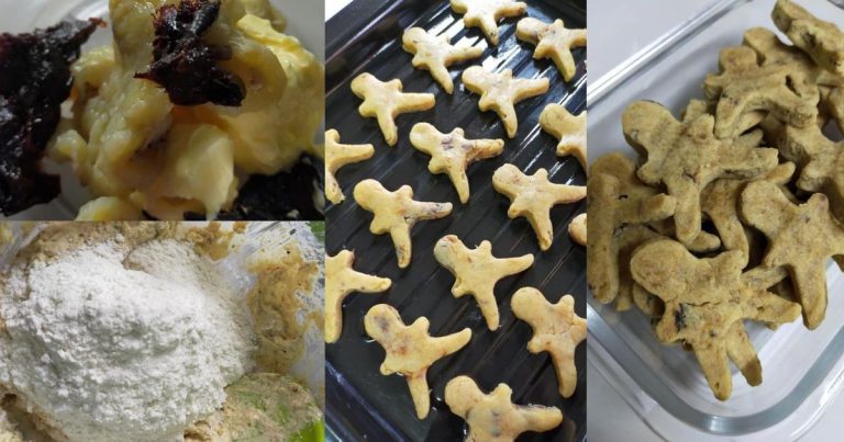 Biskut Banana Prune, Sesuai Untuk Bayi Gatal Gusi. Sangat Simple & Sedap!
