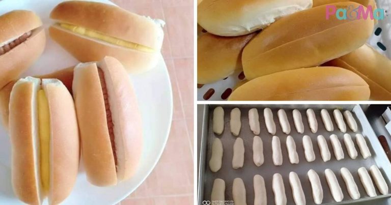 Resipi Ban Manis Dengan Krim Roti Bajet, Letak Penuh-Penuh, Sedapnya!