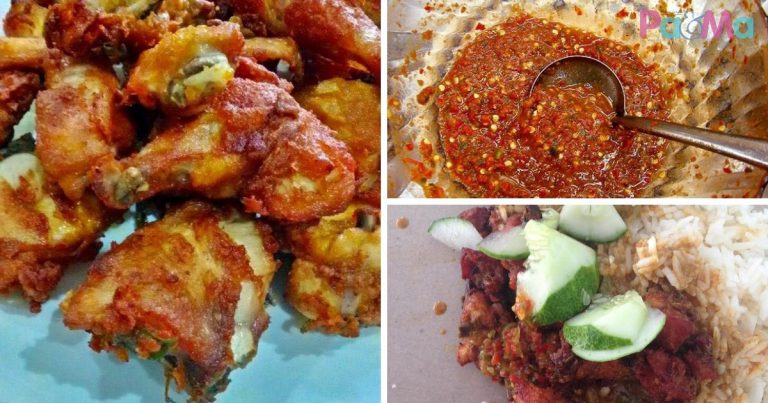 Ayam Goreng Dengan Gulai & Sambal Belacan, Nasi Ala Kak Wok Simple Tapi Sedap, Merecik!