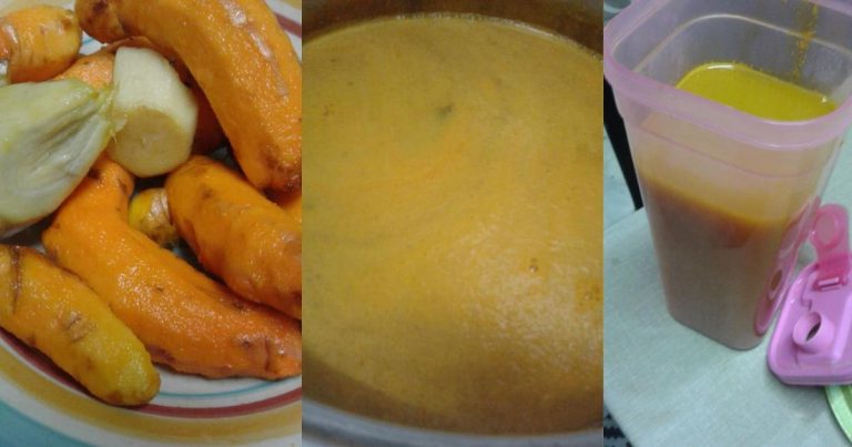 Homemade Air Asam Kunyit Halia. Elok Untuk Kesihatan & Kurangkan Sakit Badan