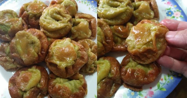 Akok Guna Acuan Muffin. Bakar 20 Minit Dalam Oven, Rasa Lembut Aroma Pandan 