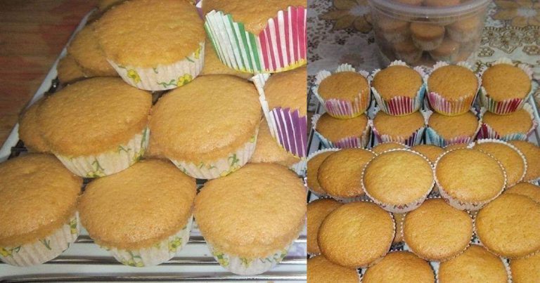 Sedapnya Vanilla Cupcake. Crunchy Di Luar, Gebu Di Dalam. Buat Sekali, Confirm Jadi!