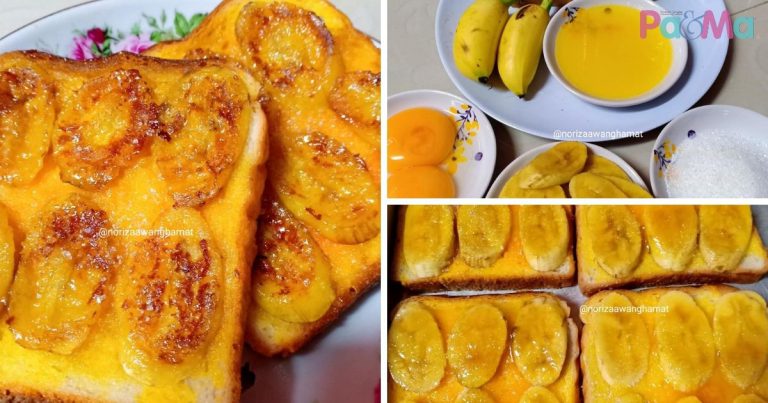 Roti Bakar Pisang, Cukup Rangup dan Rasa Lemak-Lemak Manis, Tak Cukup Makan Satu!