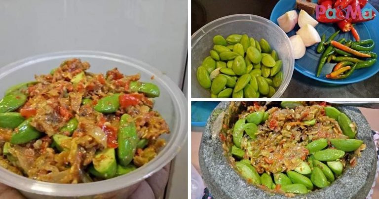 Resipi Sambal Totok Jawa Dengan Petai Rangup, Makan Nasi Panas-Panas, Padu!