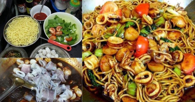 Mee Goreng Basah Style Kak Long. Cukup Rencahnya, Memang Tak Rugi Cuba!