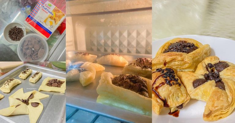 Puff Coklat 3 Bahan. Makan Panas-Panas, Coklatnya Cair Dalam Mulut!