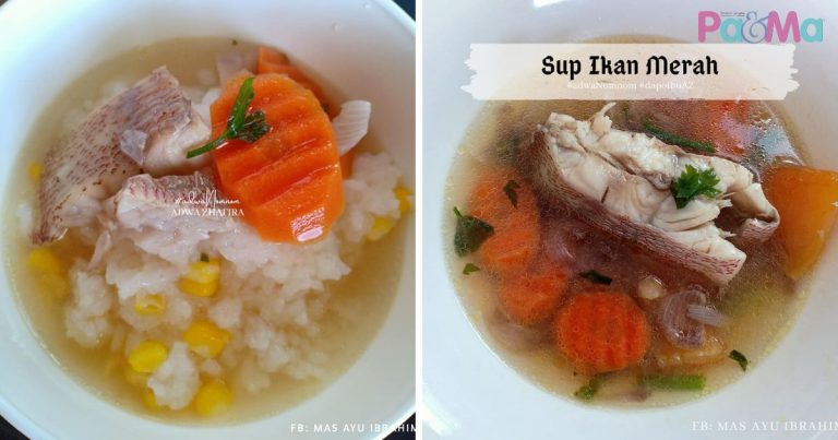 Otak Anak Makin Bijak, Kaya DHA, Buatkan Bubur Sup Ikan Merah Ni!