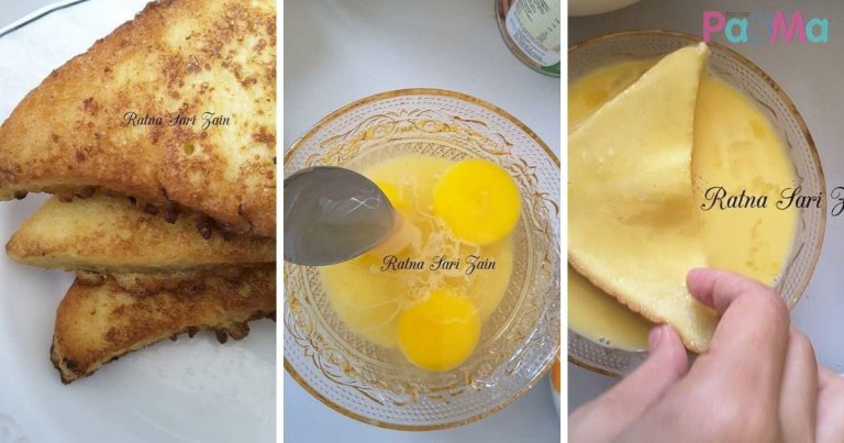 Roti Goreng Lemak Manis Ala French Toast, Resipi Ringkas Tapi Awesome!