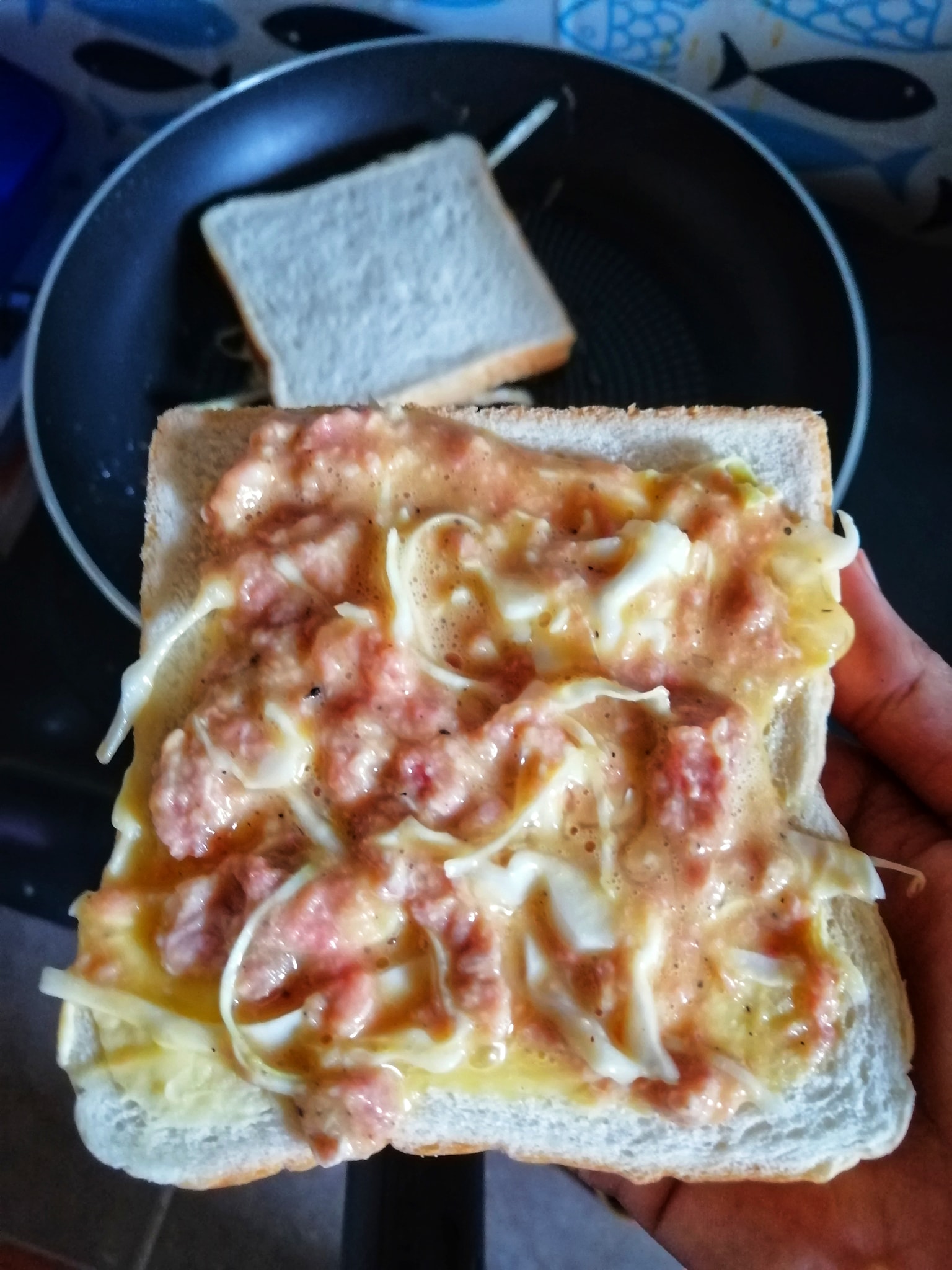 Roti John Semudah ABC, Guna Roti Keping Je, Sedap Tak Ingat Dunia!