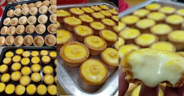 Hokkaido Cheese Tart Leleh. Resipi Simple & Senang Sangat Nak Buat!