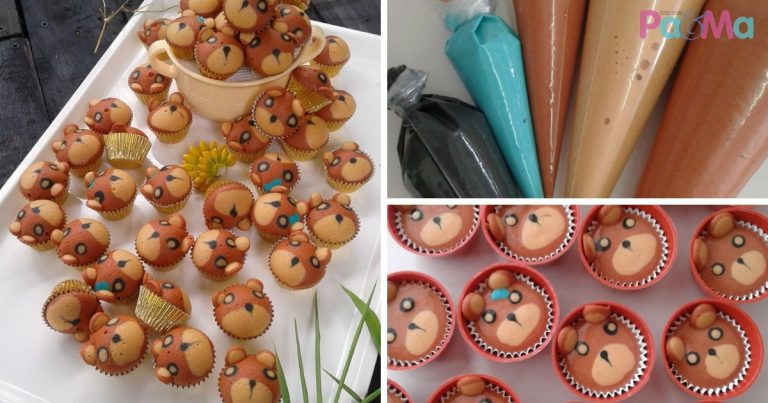 Comelnya Apam Teddy Bear Ni, Nak Buat Pun Senang, 7 Bahan Saja!