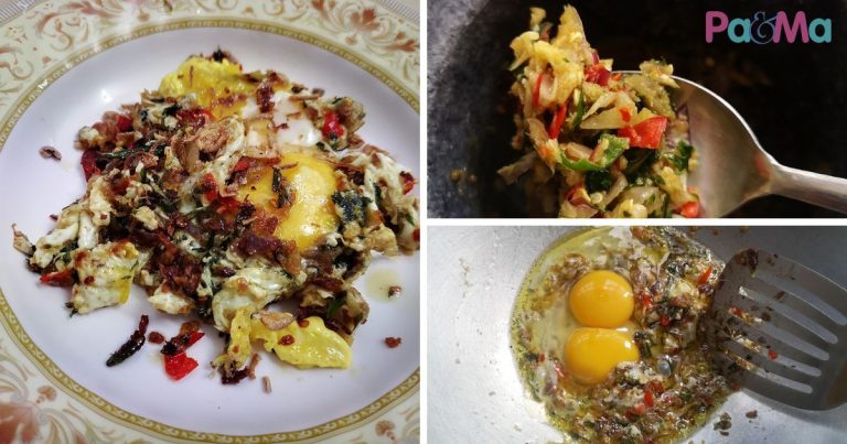 Telur Goreng Belacan, Sedap Lagi Menyengat, Resipi Mengundang Makan Nasi Bertambah!