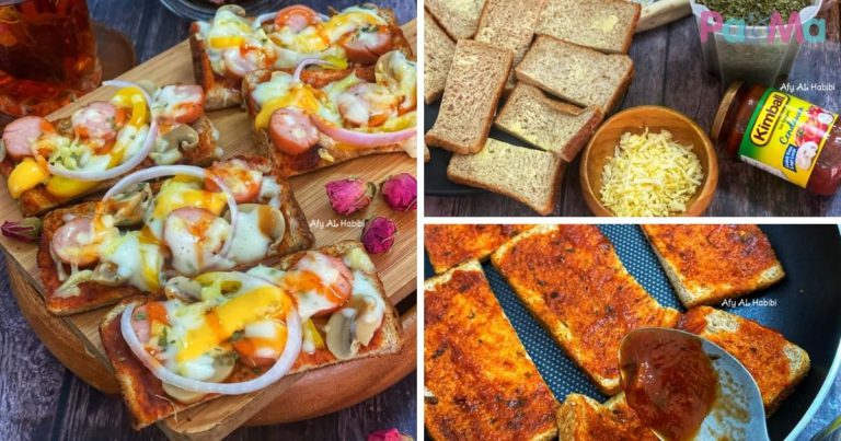 Roti Pizza Ekstra Chezzy, Sarapan Ringkas Anak, Confirm Habis Licin!