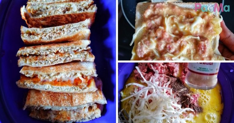 Roti John Semudah ABC, Guna Roti Keping Je, Sedap Tak Ingat Dunia!