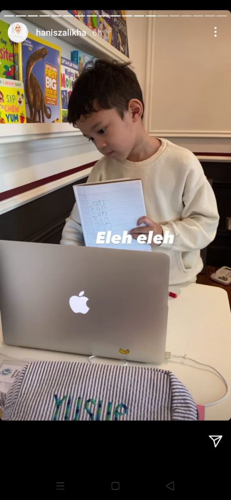 “Belajar Elok-Elok Ya Sayang,” Yusof Tekun & Teliti, Hanis Zalikha Kongsi Gelagat Yusof Belajar, Comelnya!