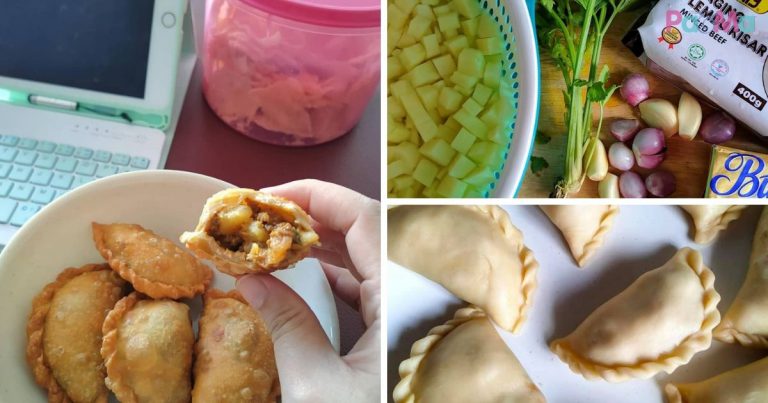 Resipi Karipap Style Kampung Paling Simple, Inti Penuh, Rasa Padu, Puas Hati Anak Makan!
