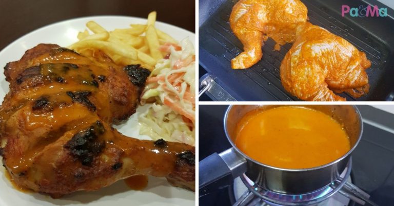 Jemu Makan Nasi, Panggang Ayam Ikut Resipi Ayam Peri Peri Ala Nando’s Ni, Paling Padu!