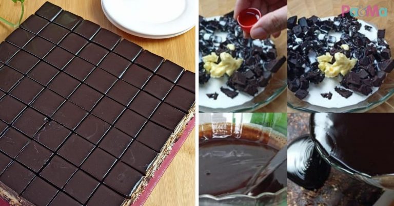 Resipi Kek Batik ‘Melting’, Ganache Coklat Lagi Pekat & Padu, Mudahnya!