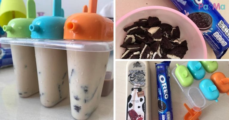 Anak Asyik Minta Aiskrim, Cuba Aiskrim Oreo 2 Bahan Ni, Semudah ABC Dah Siap!
