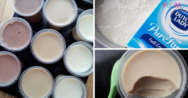 Dadih Susu Homemade, Tak Pakai Serbuk Dadih Pun Rasa Sedap, Lembut & Gebu!