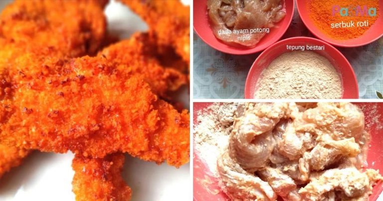 Dada Ayam Tak Laku, Buatkan Kepingan Ayam Rangup Macam Ni, Confirm Licin!