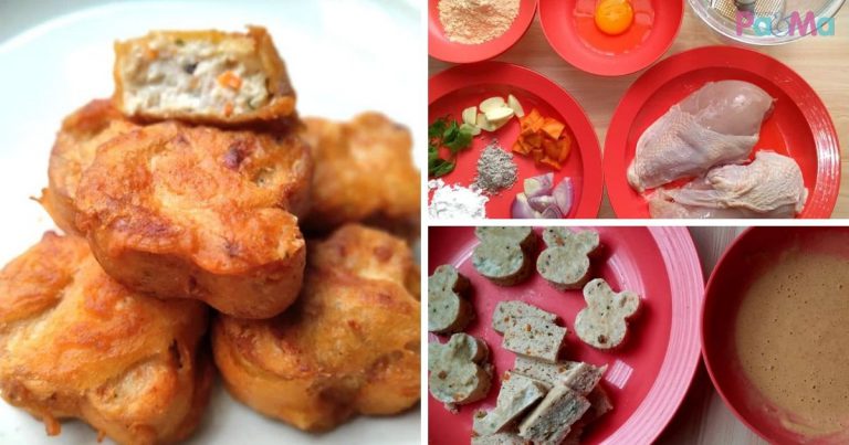Resipi Naget Tempura Ayam Favourite Anak-Anak, Bentuk Comel, Sedap Lagi Jimat!