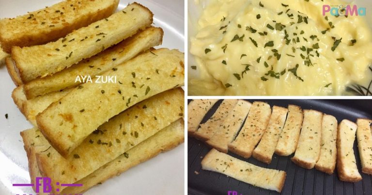 Garlic Bread Mudah Untuk Bekal Anak Sekolah, Tak Cukup Makan Satu, Sedap Sangat!