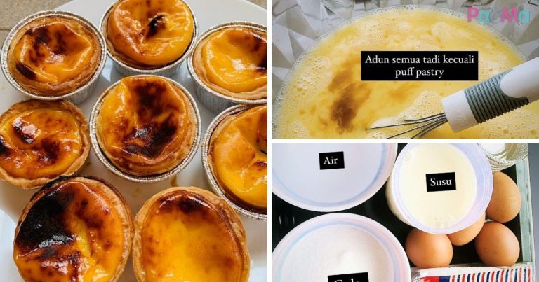 Sekali Makan Mesti Teringat, Resipi Tart Portugis Super Sedap & Ringkas!
