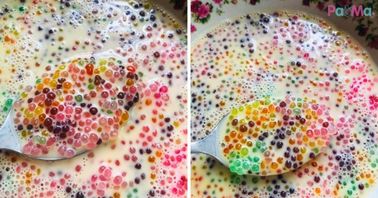 Warna Cantik, Rasa Pun Sedap, Resipi Bubur Sagu Warna Warni Buat Anak Teruja!