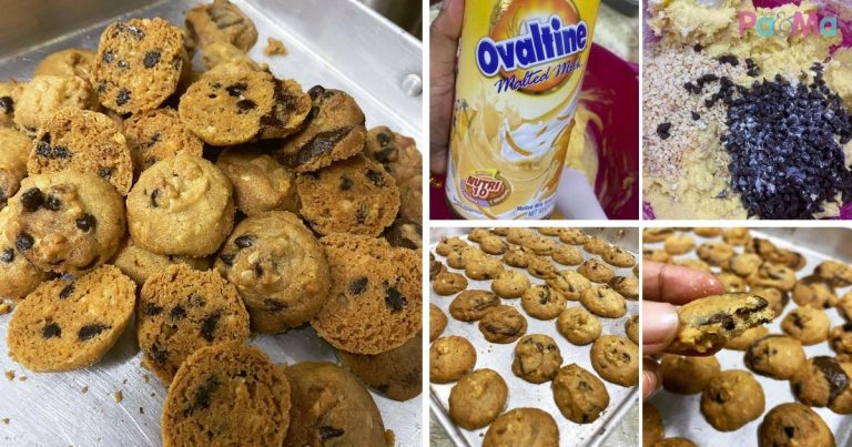Resipi Biskut Ovaltine Ala Famous Amos, Air Tangan Azlina Ina, Memang Rangup & Padu!