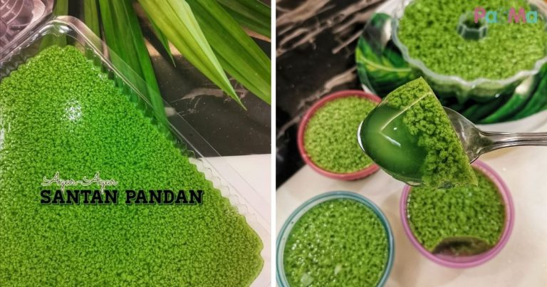 Cantik ‘Berlumut’, Resipi Agar-Agar Santan Terlajak Lumut, Juadah Istimewa Hari Pertama Berpuasa!