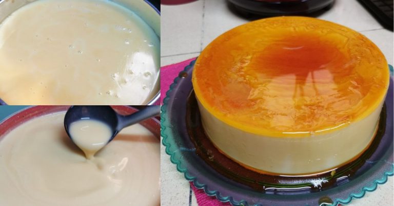 Versi Puding Karamel Tanpa Telur & Tak Kukus. Guna Agar-Agar, Lagi Elok Kejadiannya