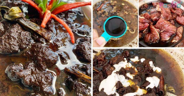 Daging Masak Hitam Berempah, Perap Lama-Lama, Makan Nasi Tak Cukup Sepinggan!