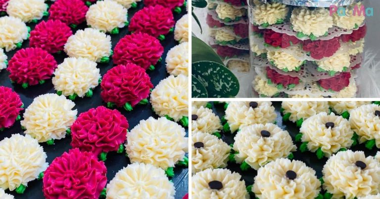Biskut Semperit Susu Mekar Cantik, Cara Tekan Kena Tepat, 5 Bahan Saja!