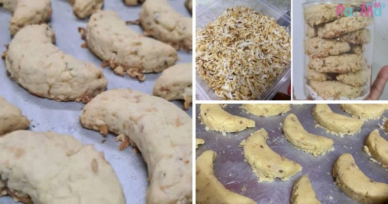 Biskut Kelapa Rangup Ala Azlina Ina, Senang Guna Sukatan Cawan, Sedapnya!