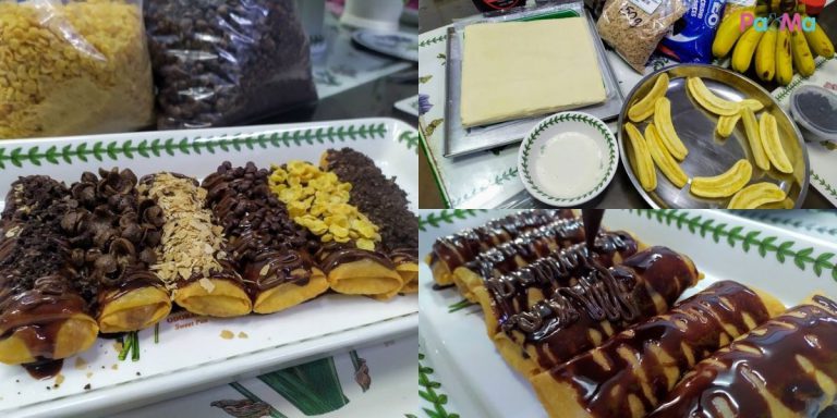 Menu Minum Petang, Popia Pisang Kayangan. Memang Puas Makan, Lebih Jimat!