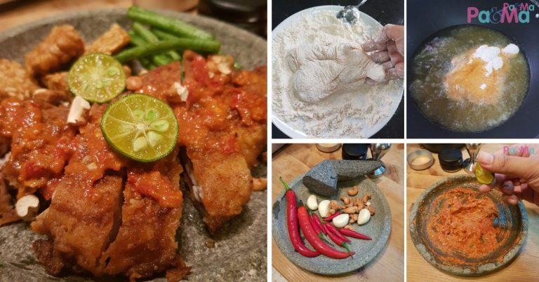 Share Sampai 5K, Resipi Ayam Geprek Sambal Padu, Salut Tepung Dulu Baru Goreng, Rangupnya!