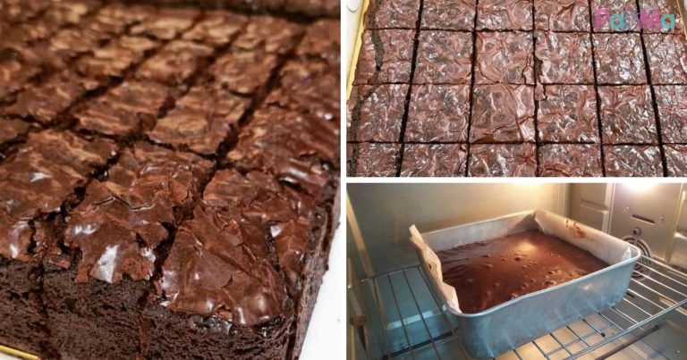 Resipi Brownies Raya Azlina Ina, 6 Bahan Saja, Kek Ringkas Gerenti Jadi & Sedap!