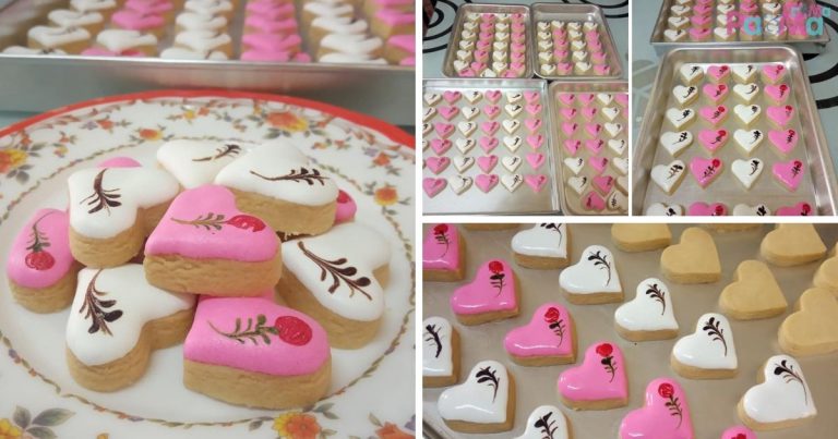 Biskut Mama Carey 7 Bahan, Cantiknya Warna, Nak Buat Pun Mudah!