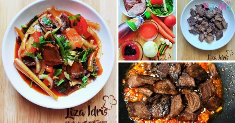 Resipi Daging Merah Ala Thai, Goreng Garing Dengan Sos Padu, Confirm Nasi Bertambah!