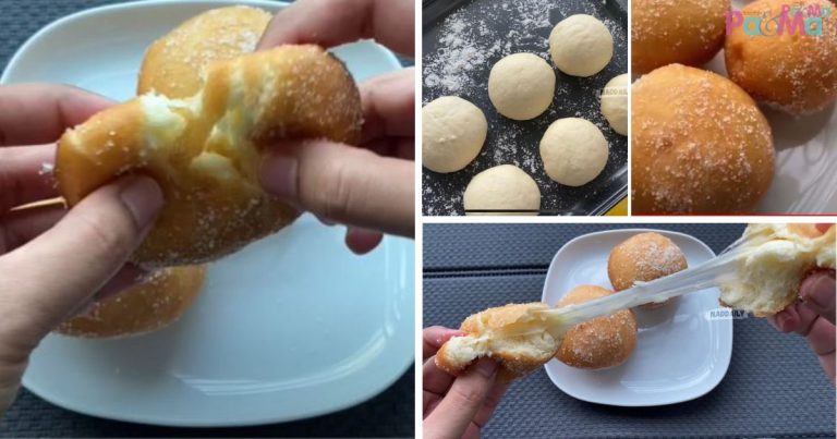 Resipi Donat Mozzarella Tarik, Anak-Anak Mesti Suka Keju Melimpah Macam Ni!